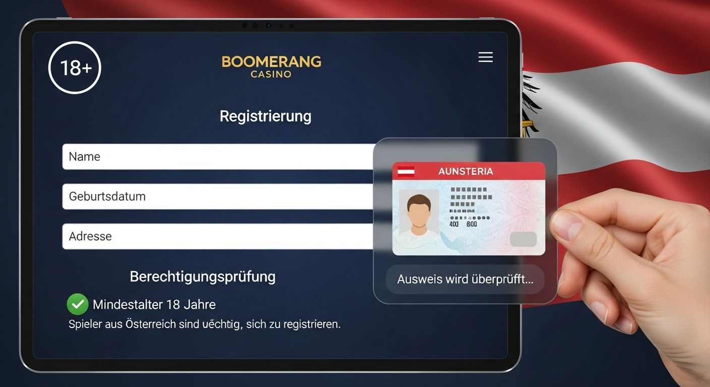 Teilnahmeberechtigung und Altersvoraussetzungen casino account setup
